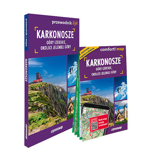 Karkonosze Góry Izerskie okolice Jeleniej Góry light przewodnik + mapa
