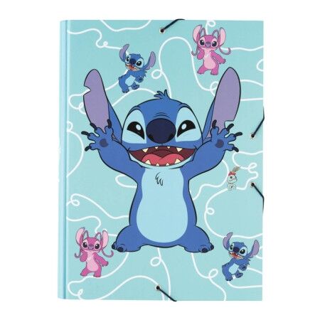 Teczka A4 kartonowa z gumką Stitch CSG0146