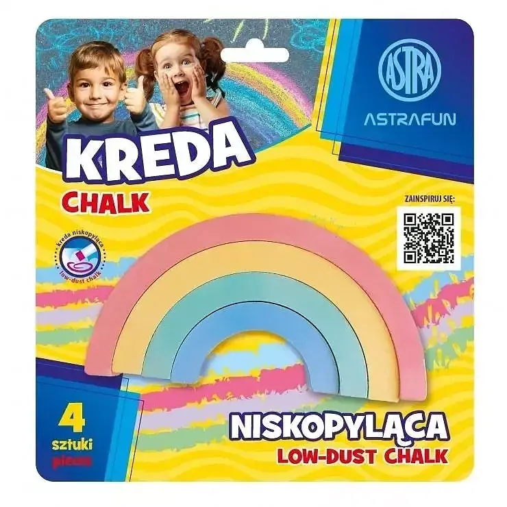 Kreda tęcza fun astra 4 kolory