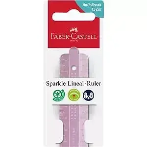 Linijka sparkle faber-castell 15 cm 1szt. Mix
