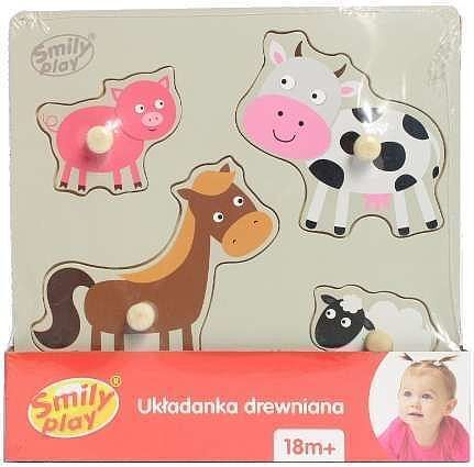 Układanka drewniana zwierzęta domowe spw83798 an01