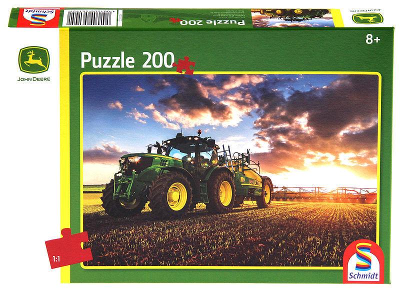 Puzzle 200 john deere traktor 6150r z wozem