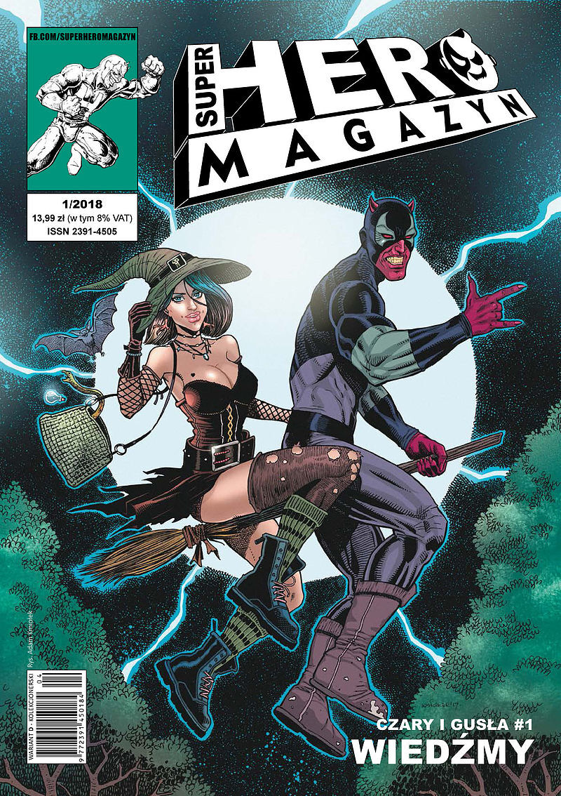 SuperHero Magazyn - 22 - (01/2018) okładka D (pomniejszona)