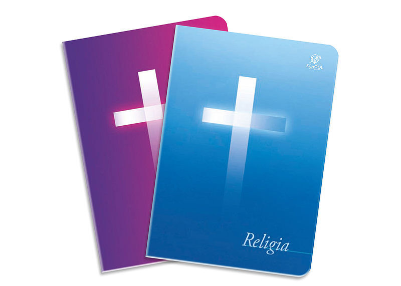 Zeszyt do religii a5 32k kratka pakiet 5 sztuk mix