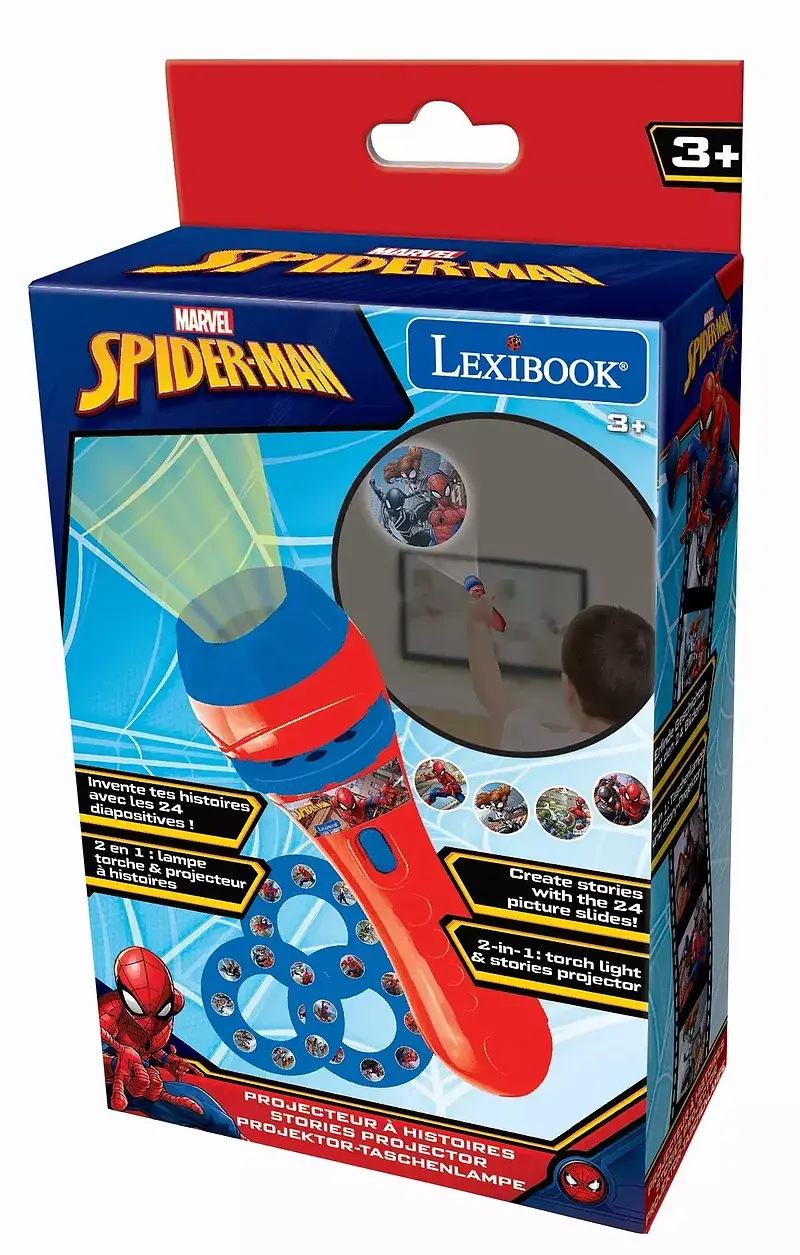 Latarka z projektorem spider-man ltc050sp