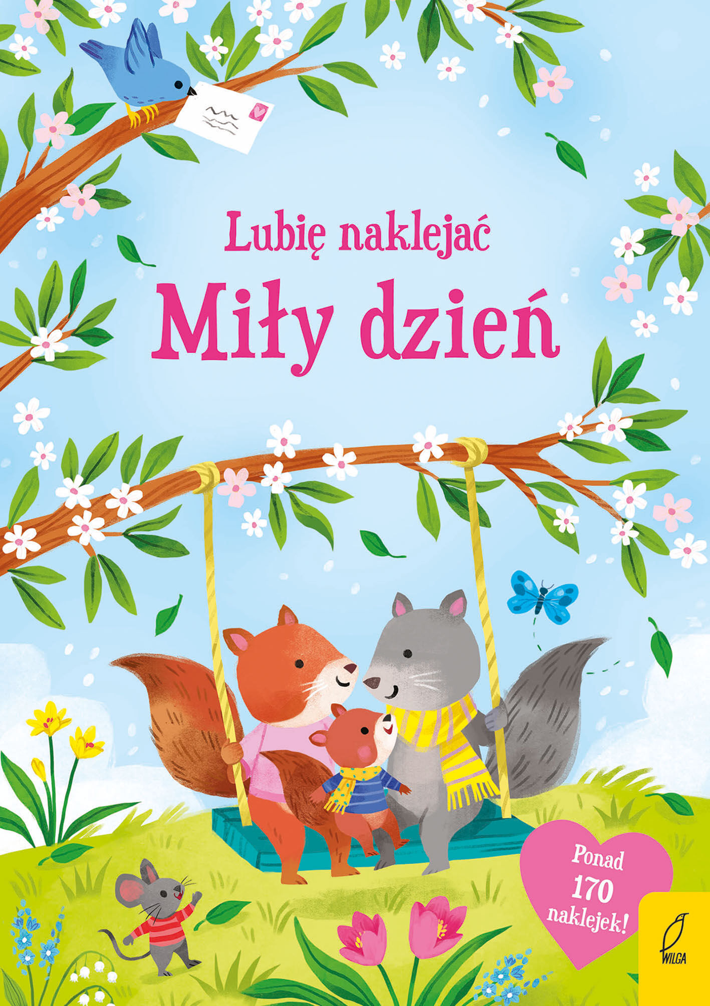 Lubię naklejać. Miły dzień