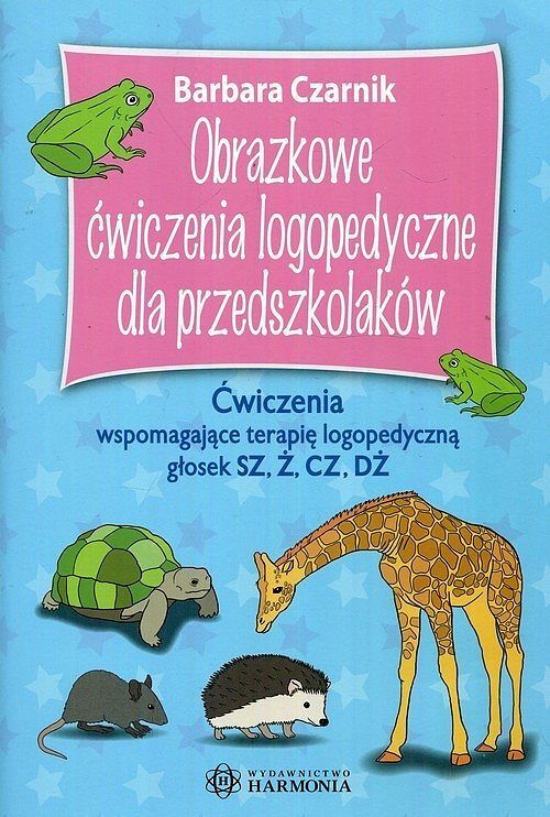 Obrazkowe ćwiczenia logopedyczne dla przedszkolaków SZ, Ż, CZ, DŻ