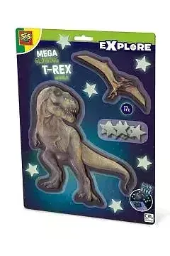 Mega świecący w ciemności t-rex ses creative