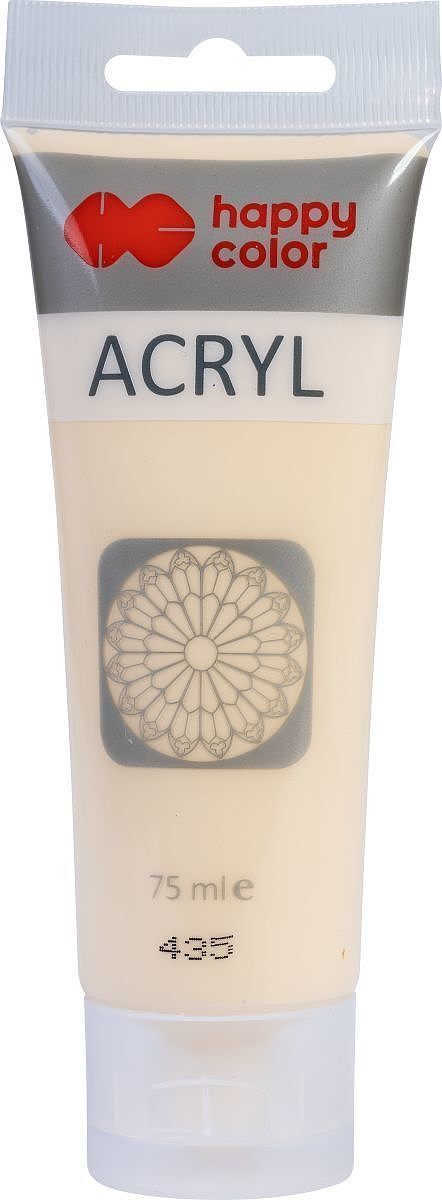 Farba akrylowa 75ml kość słoniowa happy color