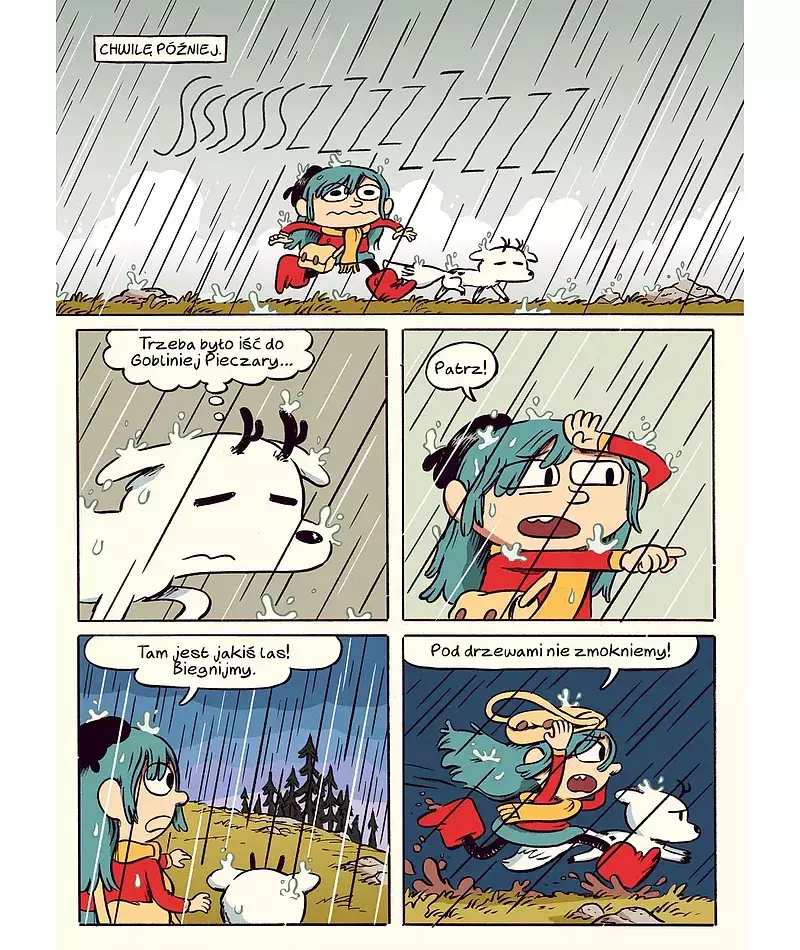 Hilda i Rożek - 01 - Ucieczka przed deszczem