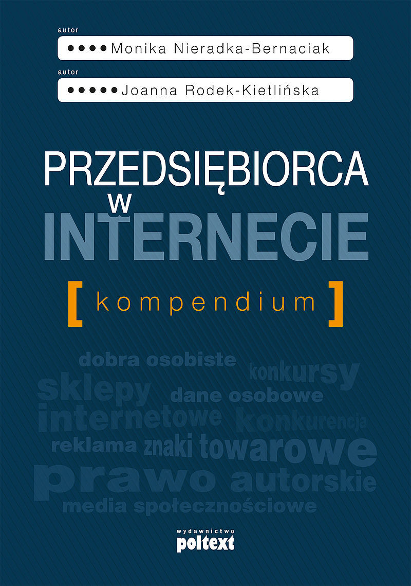 Przedsiębiorca w Internecie. Kompendium
