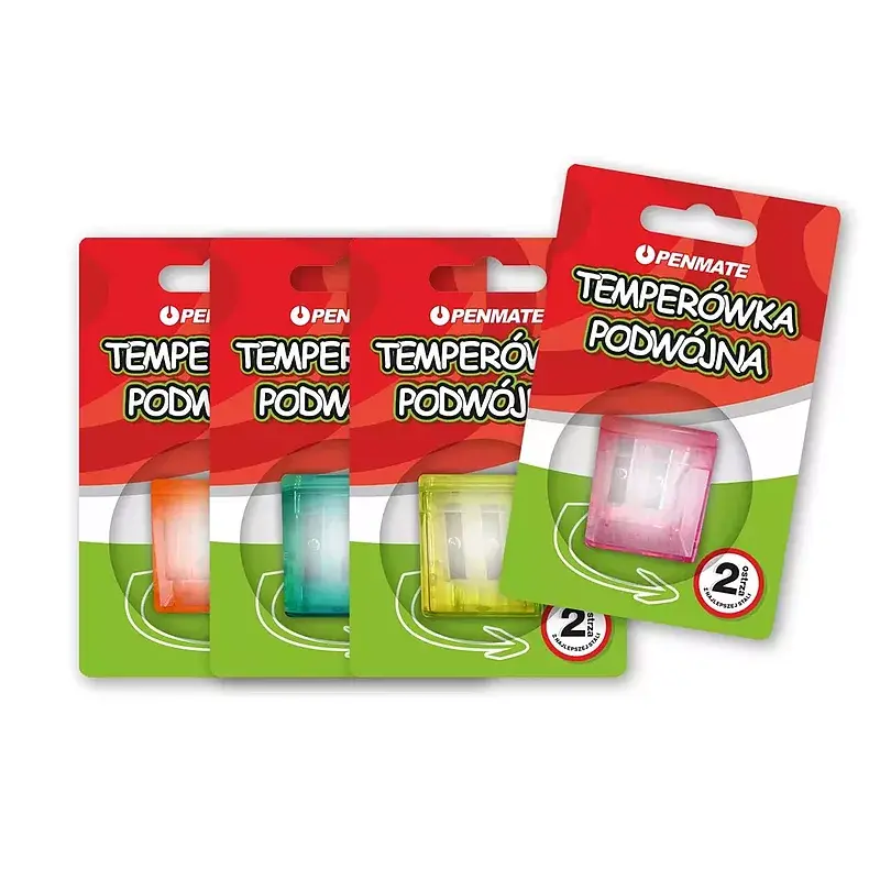 Temperówka podwójna sp-106 penmate na blistrze 1 szt. Mix