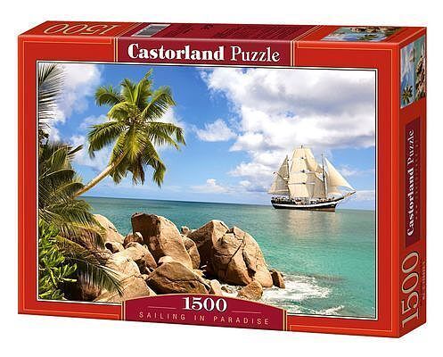 Skalne wybrzeże - 1500 elementów - puzzle - 12+