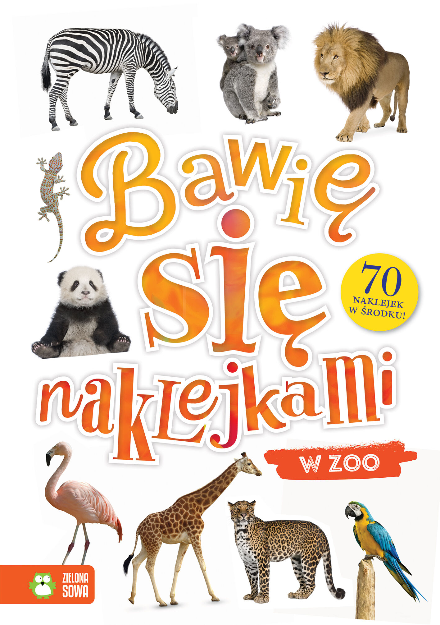 Bawię się naklejkami. W zoo