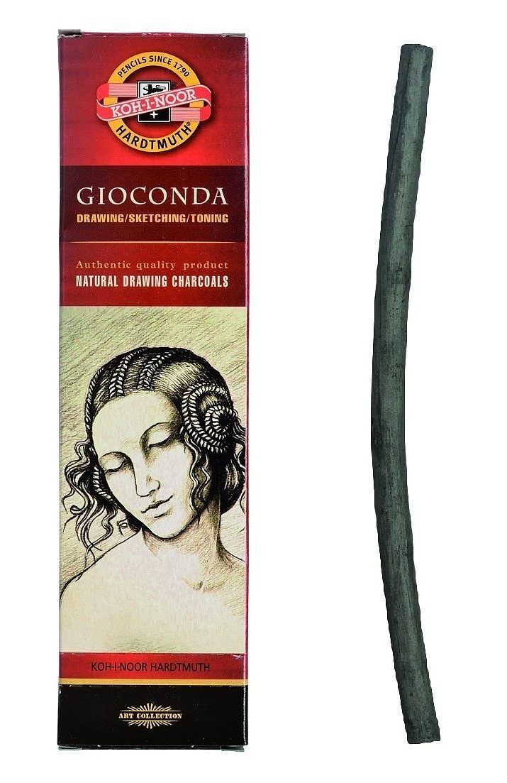 Węgiel naturalny koh-i-noor 8622 kreślarski 6 sztuk