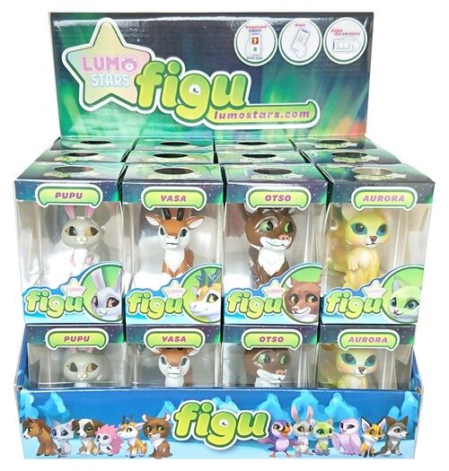 Figurki Lumo Stars Display 24 sztuki mix