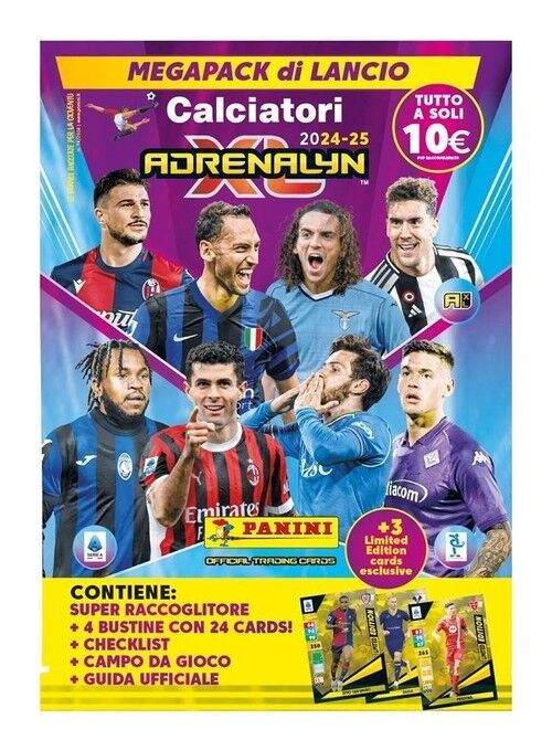 Panini Calciatori Liga Włoska 2025 Megazestaw Startowy