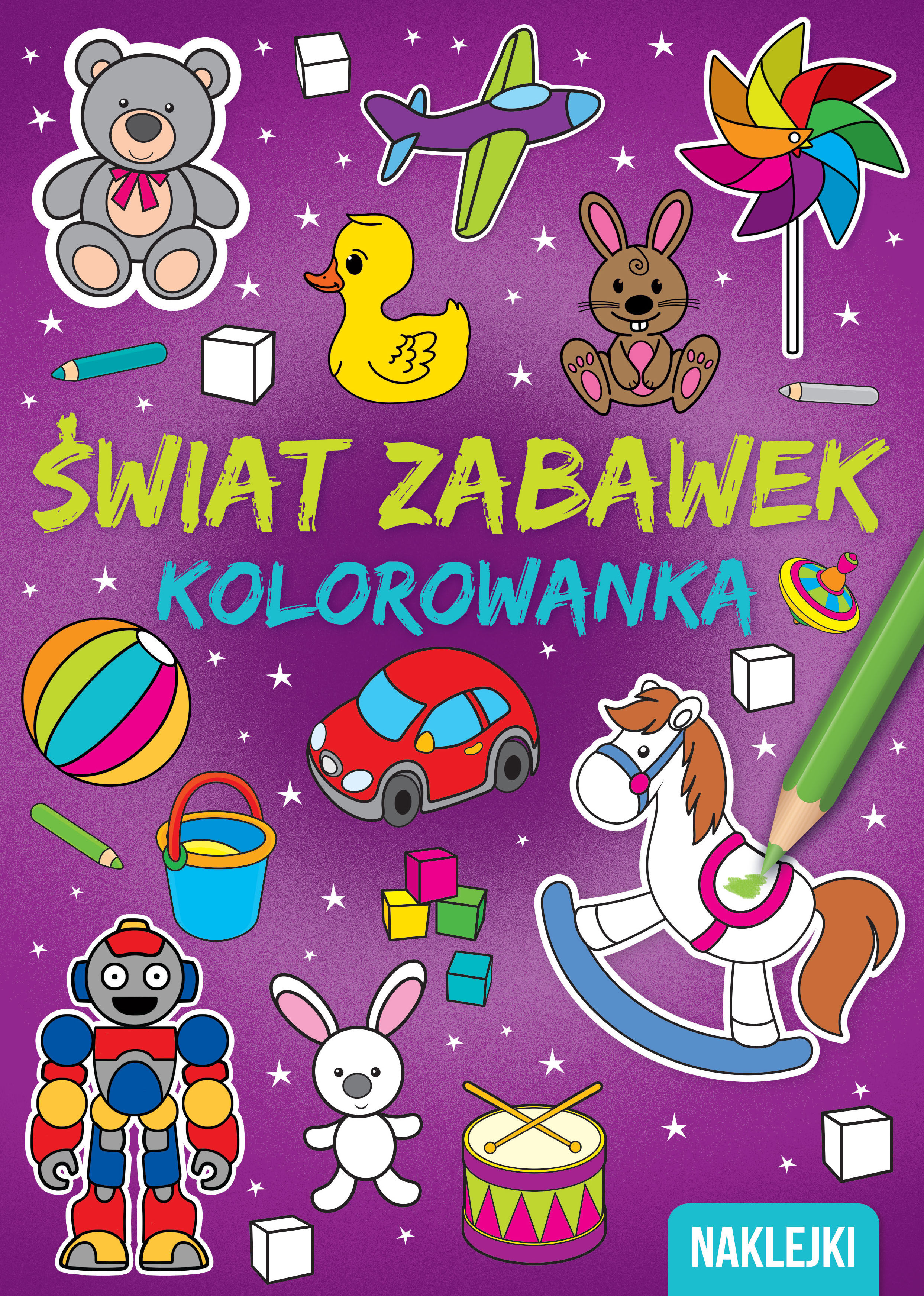 Świat zabawek kolorowanka A4