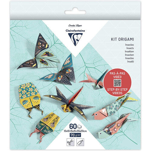 Papier do origami  Owady   3 formaty - 60 arkuszy