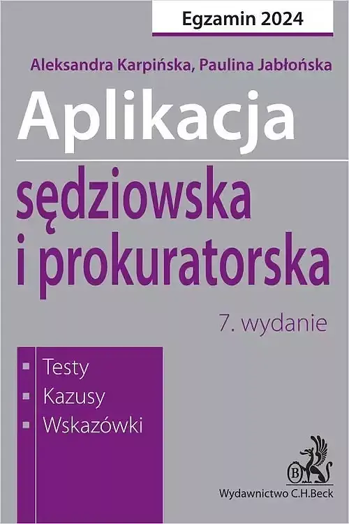 Aplikacja sędziowska i prokuratorska 2024