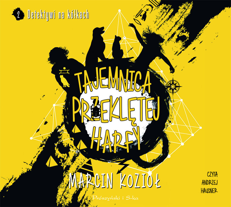Tajemnica przeklętej harfy. Detektywi na kółkach. Tom 2 (audiobook CD)