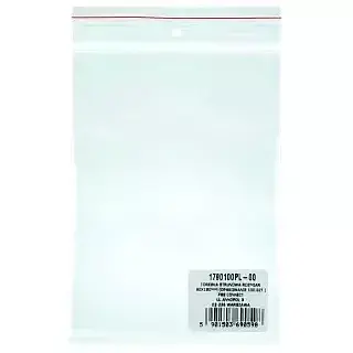 Torebka strunowa office products 80x180mm 100szt. Transparentna