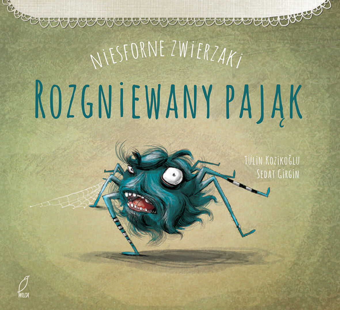 Rozgniewany pająk niesforne zwierzaki