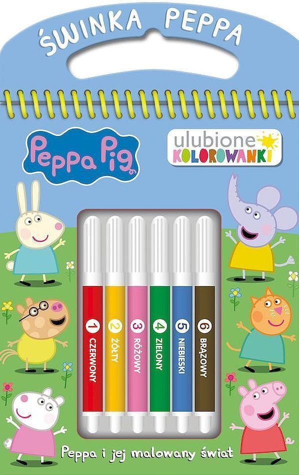 Peppa Pig Ulubione kolorowanki cz. 1 Peppa i jej malowany świat