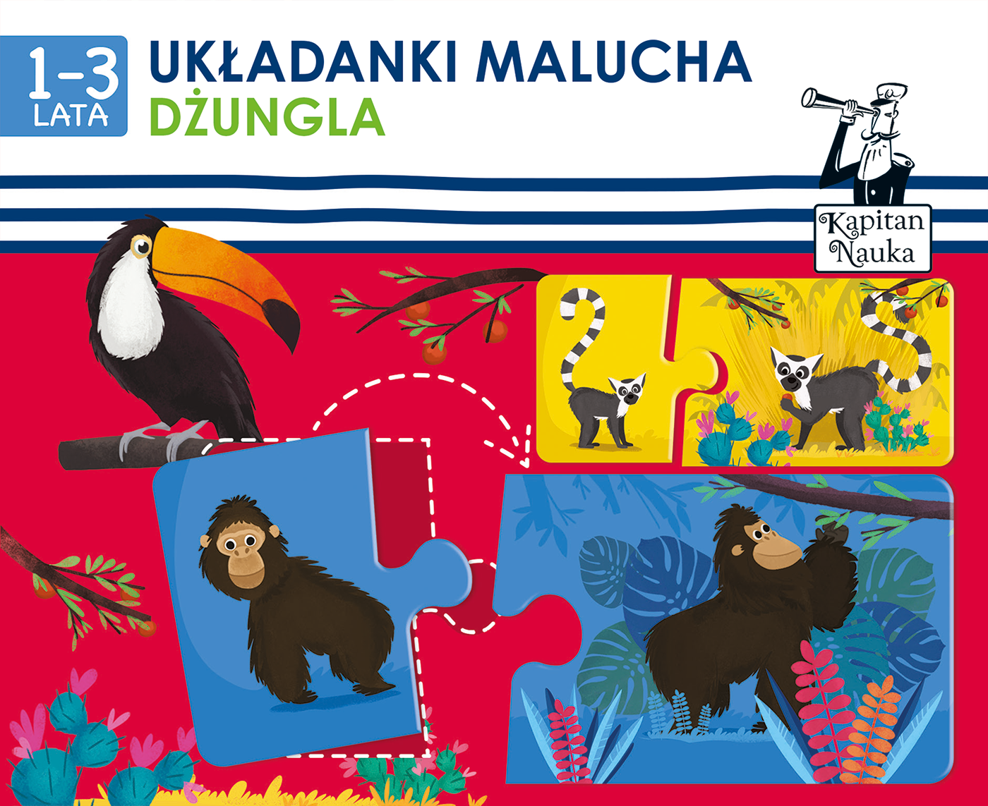 Kapitan Nauka - Układanki malucha Dżungla