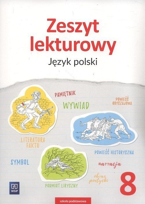 Zeszyt lekturowy Język polski 8 Szkoła podstawowa