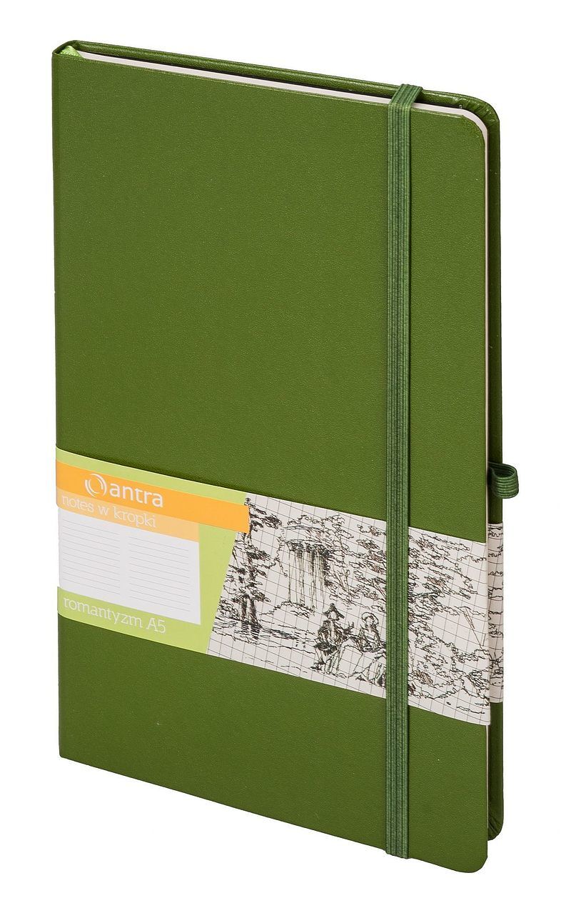 Notes A5 Romantyzm khaki