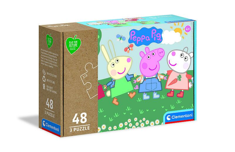 Puzzle 3x48 play for future świnka peppa 25269