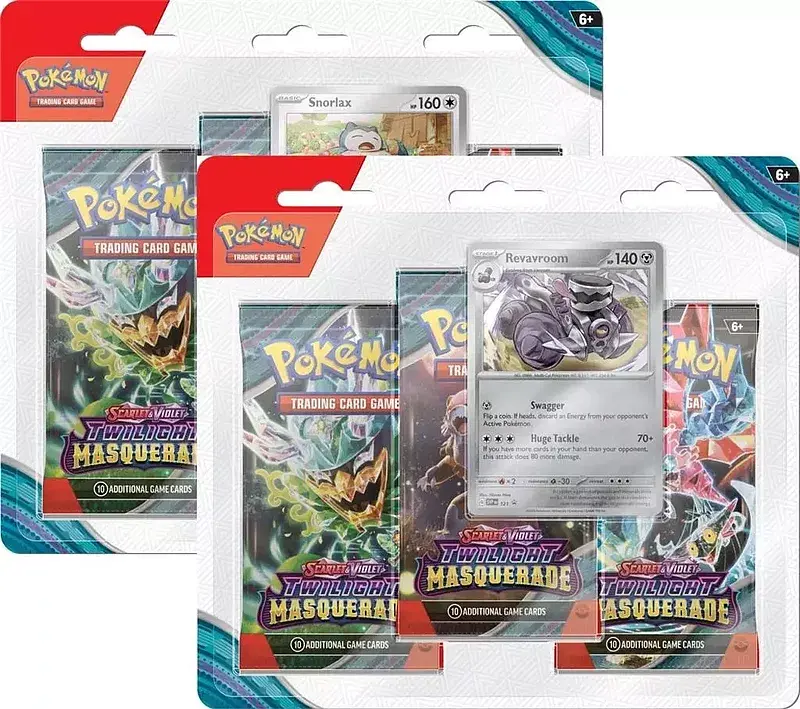 Pokemon tcg: sv 06 3-pack mix