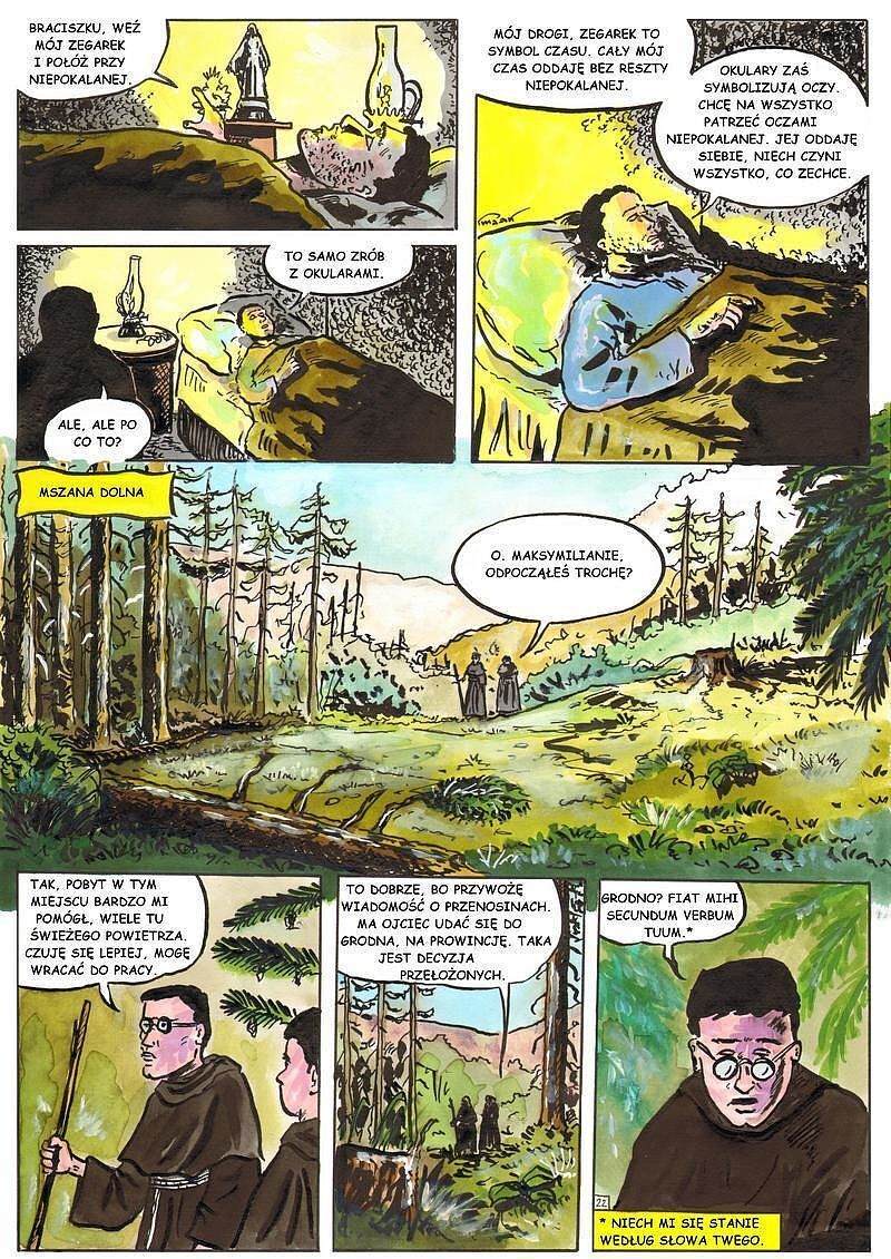 W rękach Niepokalanej - Opowieść o św. Maksymilianie Marii Kolbem