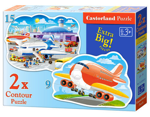 2x1 Contour Puzzle 9 i 15 Airport Adventures