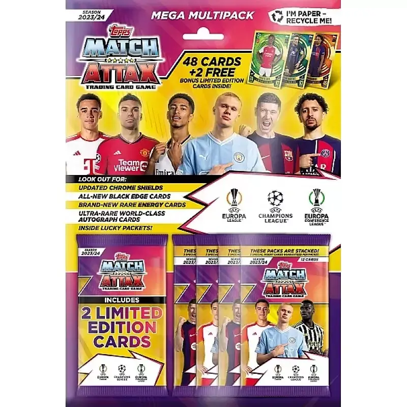 Uefa champions league match attax 2023/24 multi pack