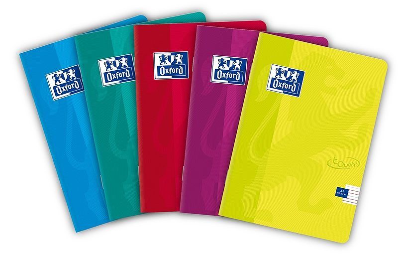 Zeszyt a4 32k podwójna linia kolorowa oxford touch mix kolorów 1 sztuka