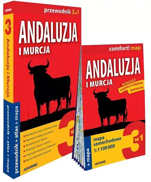 Andaluzja i Murcja 3w1 przewodnik + atlas + mapa