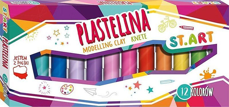 Plastelina st. Art 12 kolorów