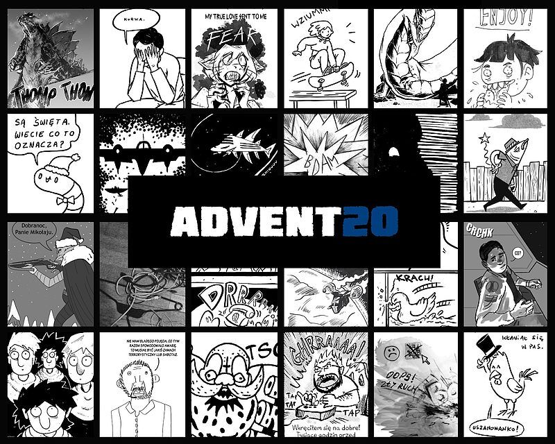 ADVENT20 - kalendarz adwentowy AD20 - 25 komiksów