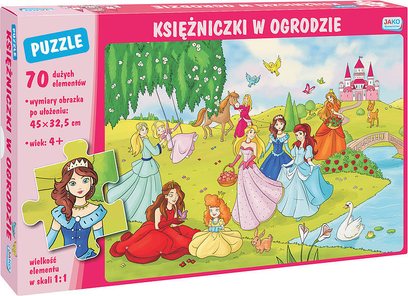 Puzzle Księżniczki w ogrodzie 70