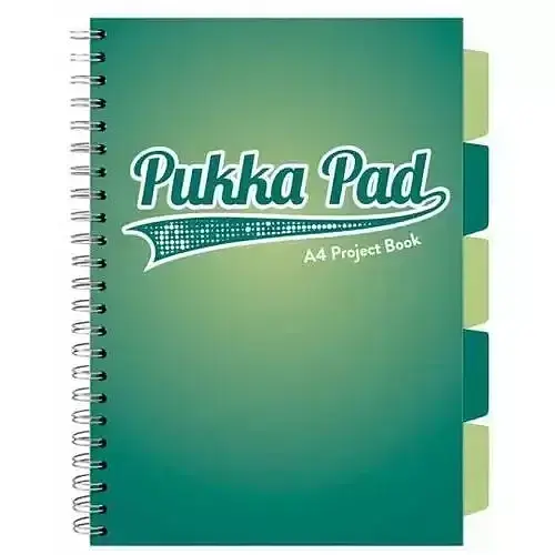 Kołozeszyt pukka pad a4 project book dark teal turkusowy