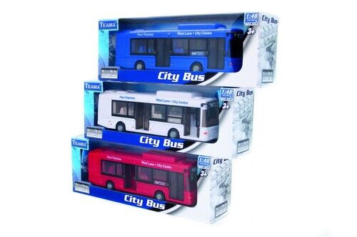 Autobus miejski biały 1:48