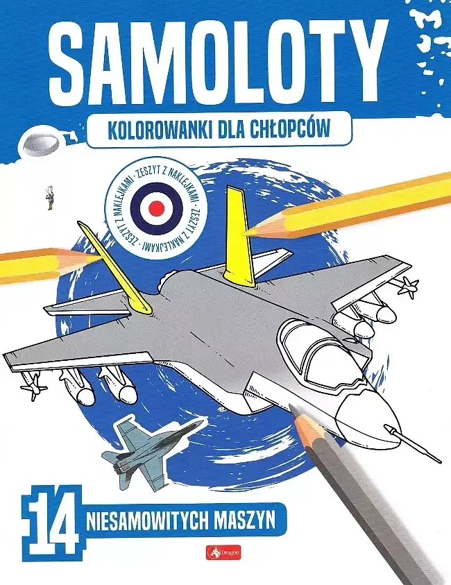 Kolorowanki dla chłopców. Samoloty
