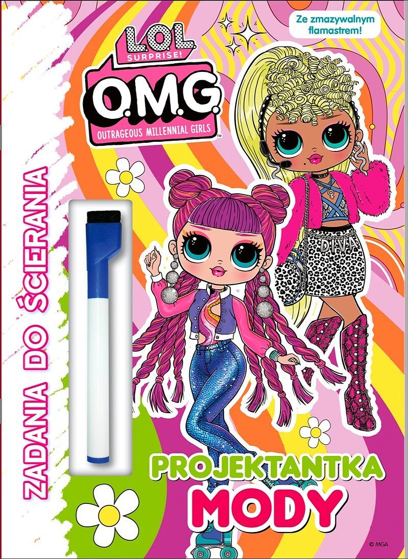 L.O.L. Surprise! Zadania do ścierania cz. 5 Projektantka mody