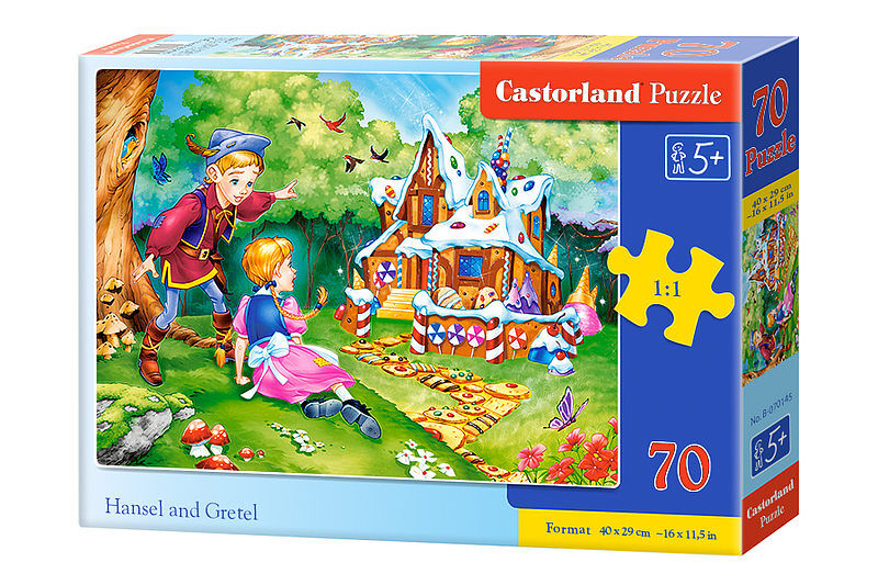 Puzzle 70 jaś i małgosia b-070145