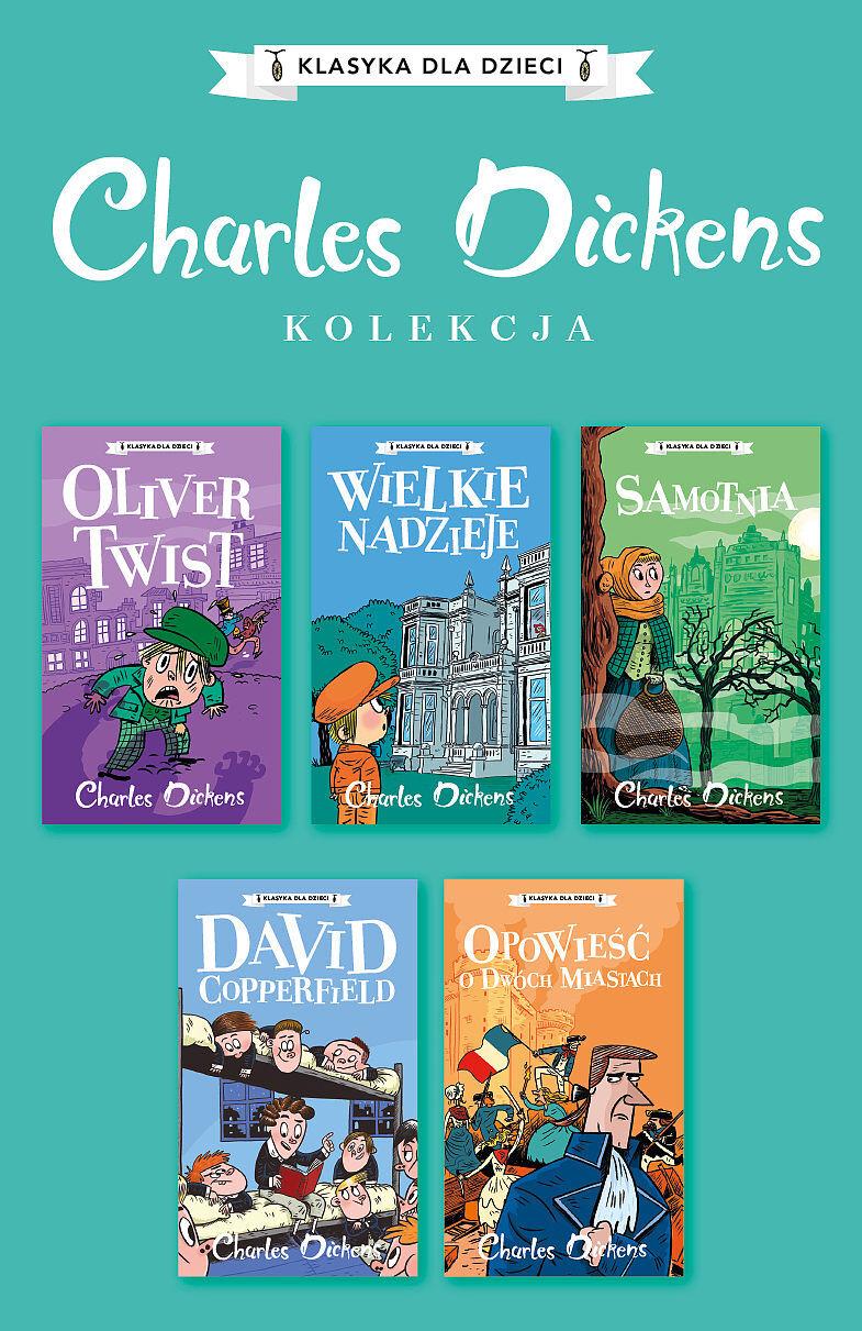 Pakiet klasyka dla dzieci. Charles dickens. Tomy 1-5