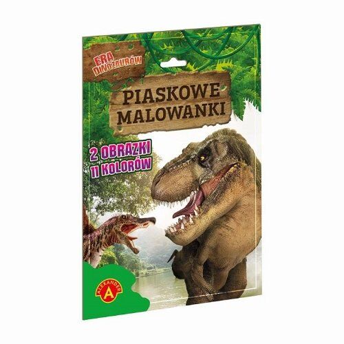 Piaskowe malowanki Era dinozaurów
