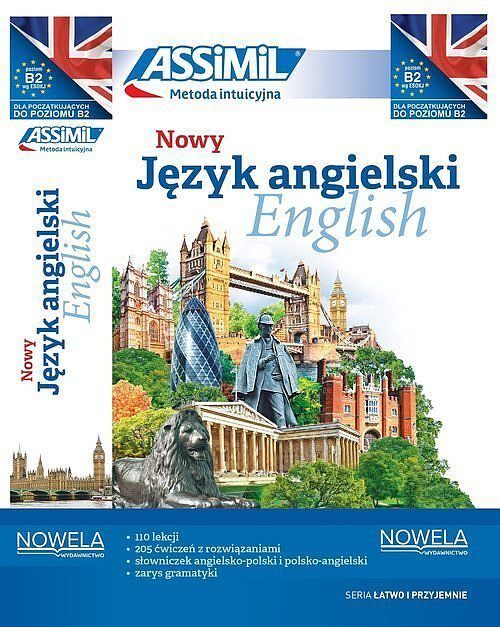 Nowy Język angielski Łatwo i przyjemnie samouczek A1-B2 + audio online
