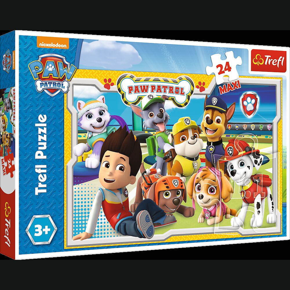 Puzzle 24 maxi Wesoła drużyna Psi Patrol 14287